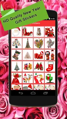 New Year Gift Stickers android App screenshot 4